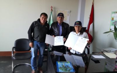 Firma de convenio en Municipalidad de Challga- Leoncio Prado-Huànuco, una estrategia de articulación de políticas públicas locales.